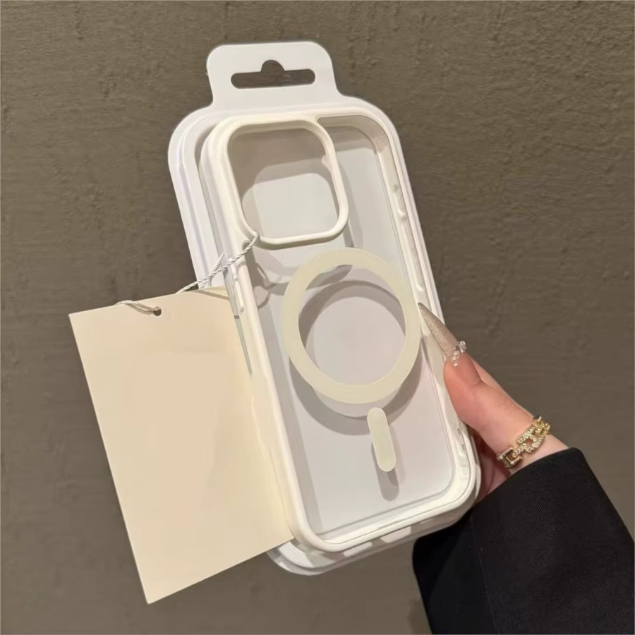 Ricestate Transparente Magnetische Handyhülle für iPhone kompatibel mit MagSafe für kabelloses Laden - Bild 2