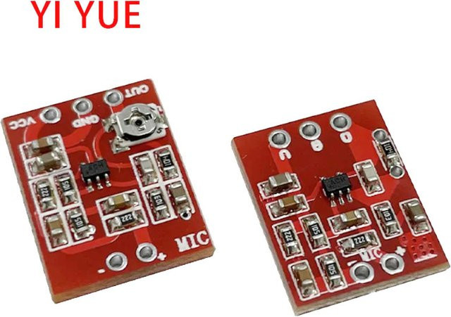 Max4466 Mikrofonverstärker Modul mit einstellbarer Verstärkung in Rot - Bild 1