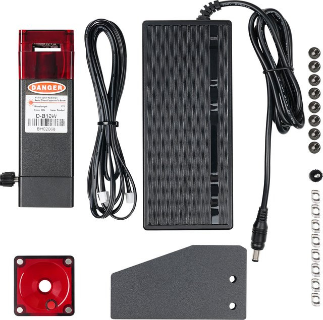 Twotrees Laser-Upgrade-Set für TTS-55 Pro mit 10W Laser-Ausgangsleistung in Schwarz - Bild 1