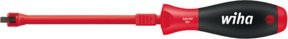 Wiha SoftFinish Schlitz-Schraubendreher mit Festhaltefunktion, Rot, Breite: 3,0 mm, Länge: 100 mm - Bild 1