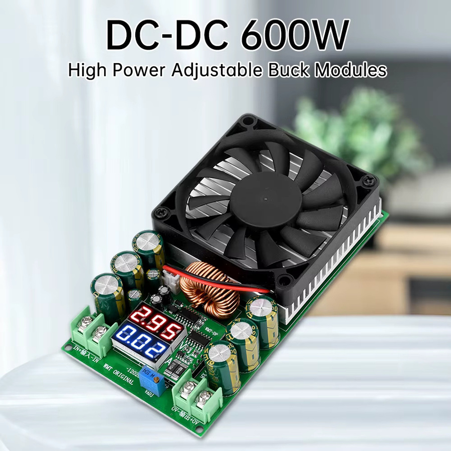 Aideepen DC-DC Step Down Modul Buck Converter 600W 30A mit Display zur Einstellung von CV und CC als Solar LED Treiber Netzteil - Bild 5