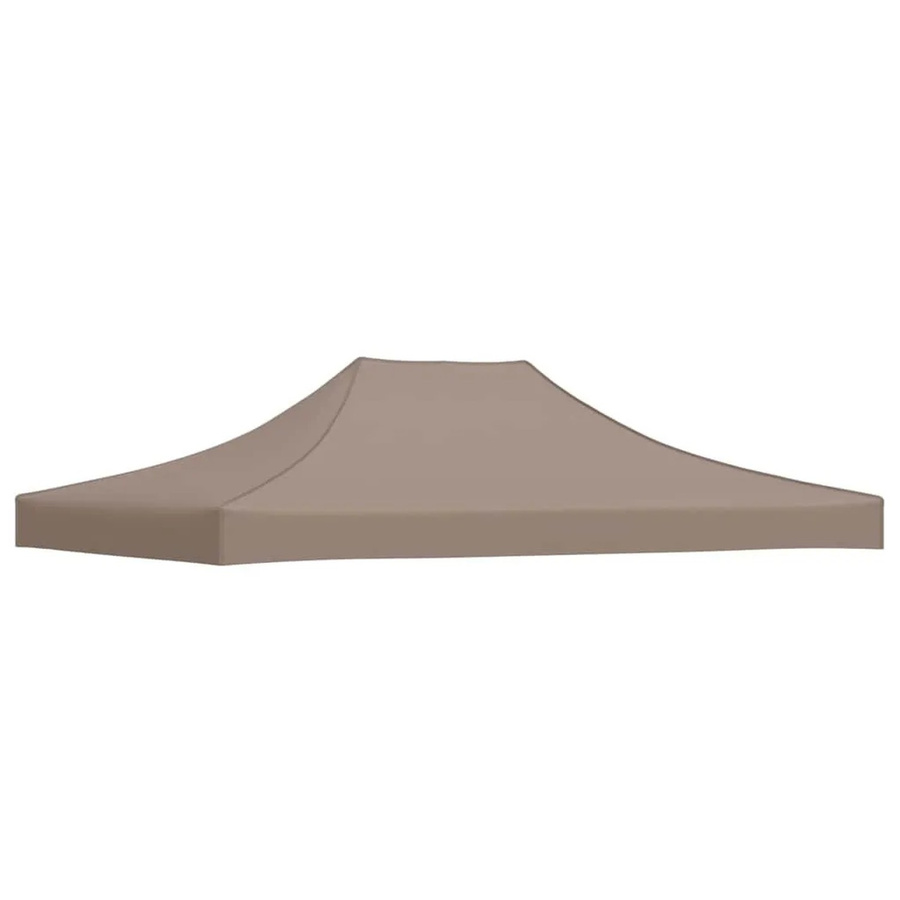 vidaXL Partyzelt-Dach für Faltpavillon in Taupe, B x T: 4 x 3 m, aus Polyester mit PVC-Beschichtung - Bild 2