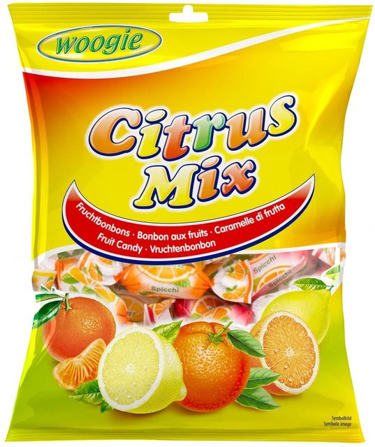 Woogie Zitrus-Mix gefüllte Bonbons 170 g - Bild 1