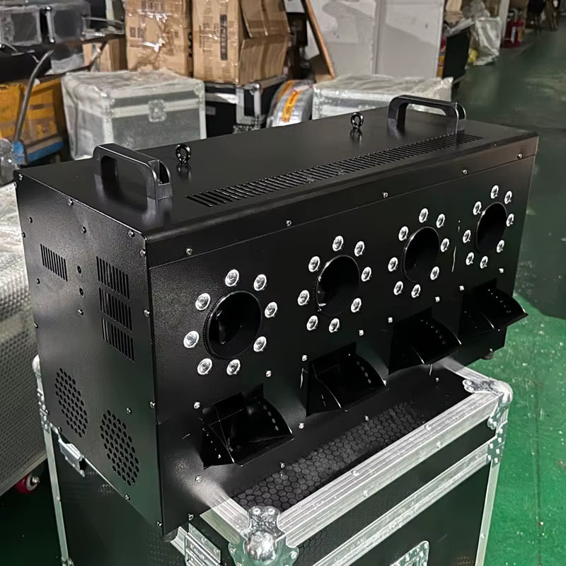 Butoy RGB Laser Show DJ Beleuchtung mit 3000 W LED und 4 Löchern für Smoke Bubble Maschine, Multicolor, Schwarz - Bild 4