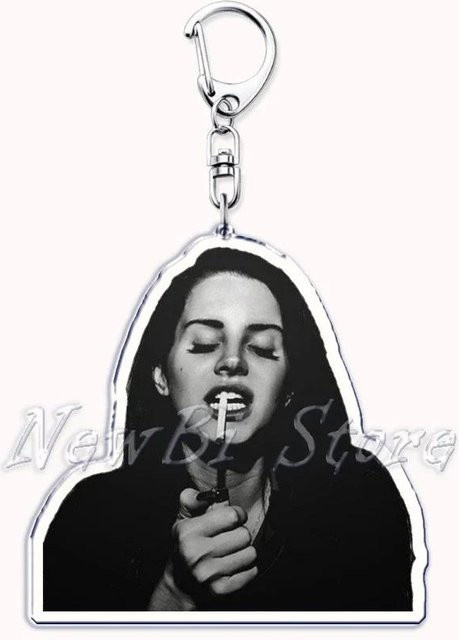 CHIC STUDIO Schlüsselanhänger, Lana Del Rey, Black, Unisex - Bild 1