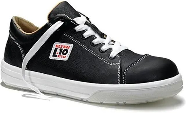 Elten Sicherheitshalbschuh Shadow Low ESD S3 aus Rindleder in Schwarz, Größe 47 - Bild 1