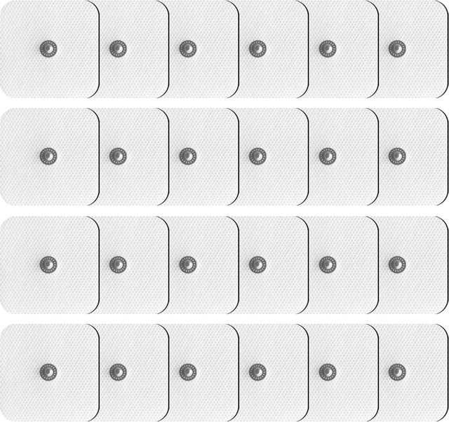 Raiuleko TENS-Gerät Ersatzpads, Selbstklebende Elektroden, 5x5cm - Bild 1