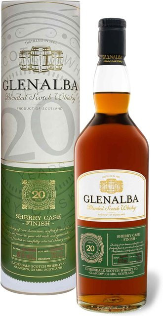 Glenalba Blended Scotch Whisky Sherry Cask Finish 20 Jahre 0,7 l - Bild 1