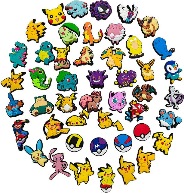 Potdemiel Schuh-Charms Pokémon-Serie, PVC - Bild 1