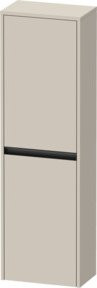 Duravit Halbhochschrank Ketho.2 mit 2 Türen in Tau matt, B/T/H: 40 x 24 x 132 cm - Bild 1