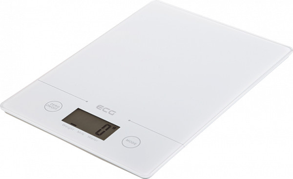 ECG Küchenwaage KV 117 SLIM Digital mit Display in Weiß - Bild 1
