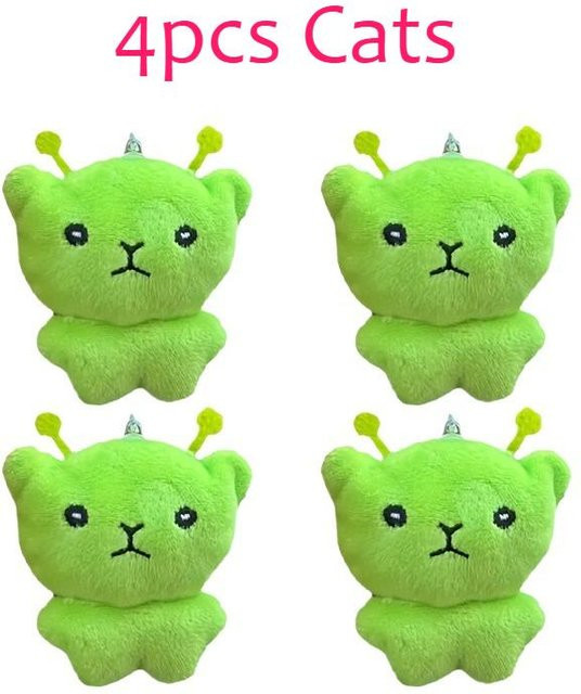 Fashnics Schlüsselanhänger Alien-Katze, grün, Unisex - Bild 1