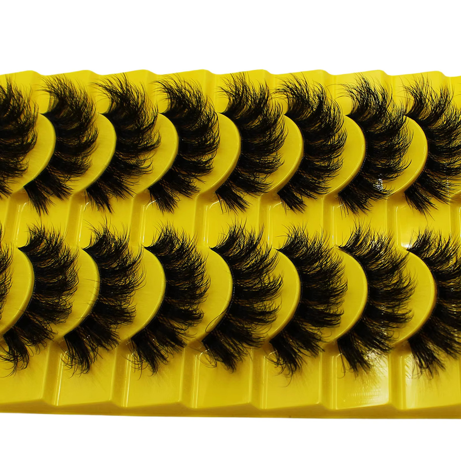JIEFUXIN Künstliche Wimpern, 30 Paar, Unisex - Bild 5