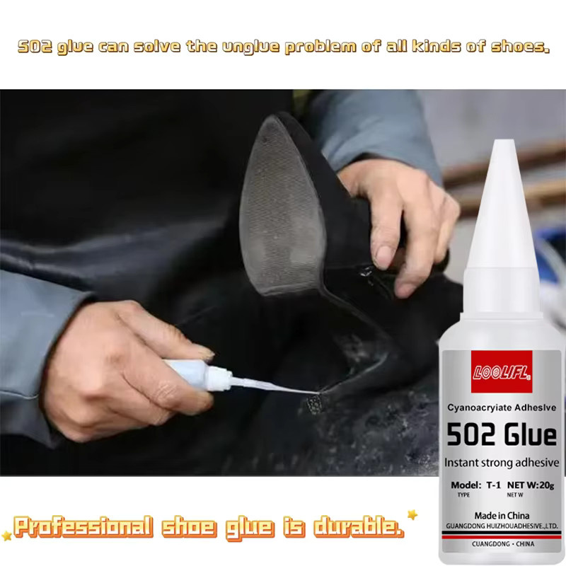 LOOLIFL Schuhreparaturkleber 502 Superkleber als wasserdichter Flüssigkleber zur Reparatur von Sohlen und Obermaterialien in Weiß - Bild 2