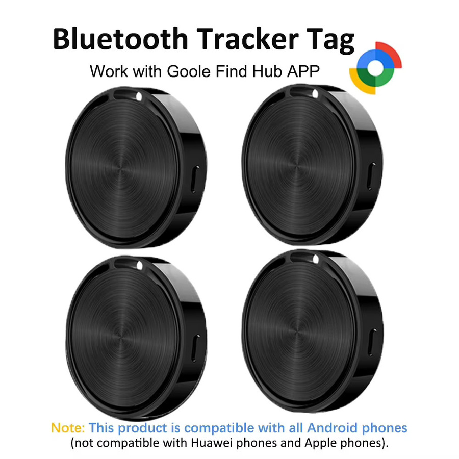 Peocke Smart Tag 4er-Pack Bluetooth GPS Tracker für Android mit Find My App, Anti-Lost Item Locator in Schwarz - Bild 5