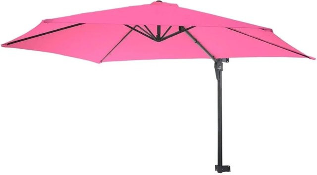 MCW Wandschirm Acerra Ampelschirm Sonnenschirm neigbar, Farbe: Pink-Rosarot - Bild 2