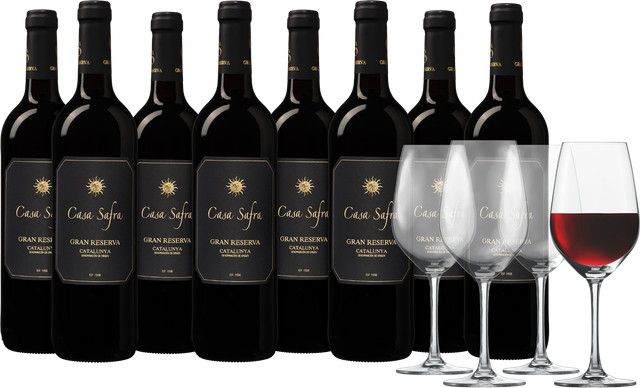 Casa Safra Black Label Gran Reserva Rotwein, Tempranillo, Spanien, 8 x 0,75 l - Bild 1