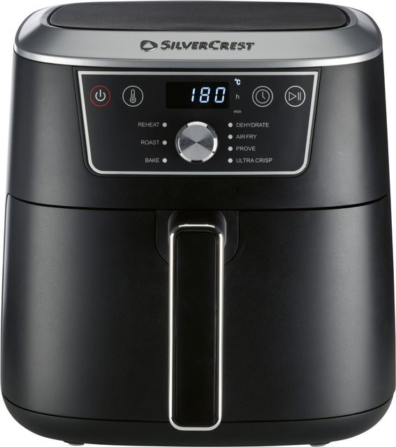 SILVERCREST Heißluftfritteuse SHFD 2150 B2 in Schwarz mit 6,7 l Fassungsvermögen - Bild 1