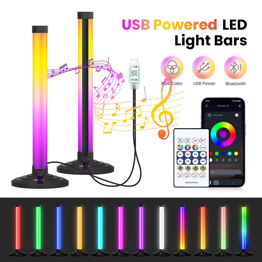 KISUFU RGBIC LED-Stehlampe mit 24-Licht-Kit, intelligente Eckbeleuchtung mit App-Fernbedienung, Musiksynchronisierung und Timer für Gaming und PC - Bild 3