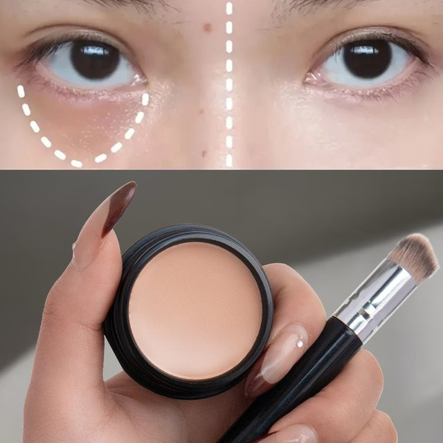 QIC Augen-Concealer und Kontur-Creme, volle Abdeckung - Bild 1