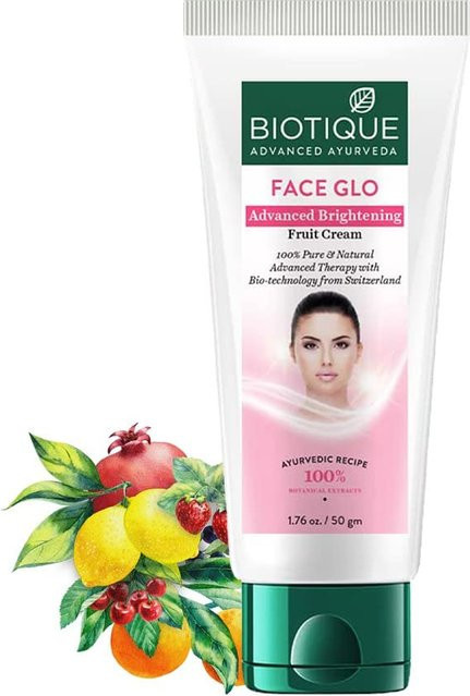 Biotique Fruit Glow Gesichtscreme, 50 g, Normale Haut - Bild 1