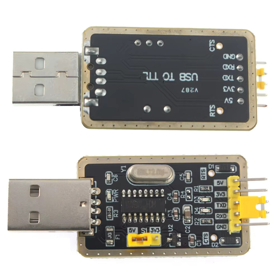 YTDMEN CH340G USB zu TTL Serieller Konverter Modul für Arduino DIY Kits, 3,3 V und 5 V Unterstützung - Bild 3