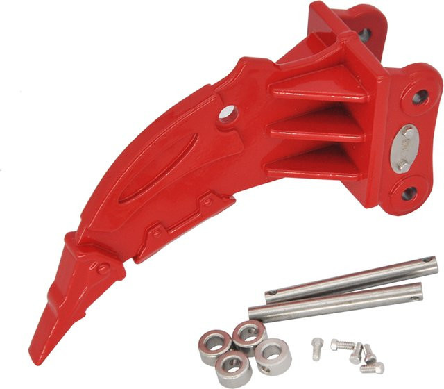 Kabolite Huina K336 Original Schnellkupplung Ripper Eimer für RC 1/14 Excavator Modell Roter - Bild 1