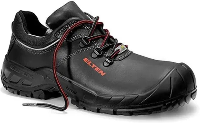Elten Sicherheitshalbschuh Renzo Xw Low ESD S3 aus Rindleder in Schwarz, Größe 47 - Bild 1