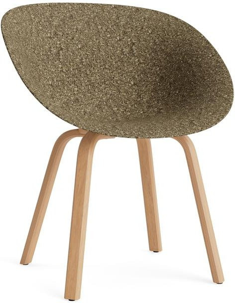 Normann Copenhagen Mat Armlehnstuhl aus Buche in Green mit Hanf und Seegras, matt - Bild 1