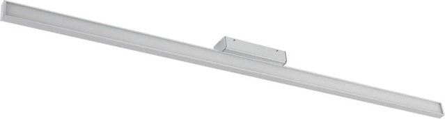 Lindby LED Wandleuchte Alenia in Aluminium Grau, moderne 1-flammige Badezimmerlampe, spritzwassergeschützt IP44 - Bild 1