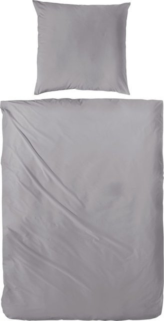 H.G. Hahn Luxus Bettwäsche aus Mako-Satin in Grau - Bild 1