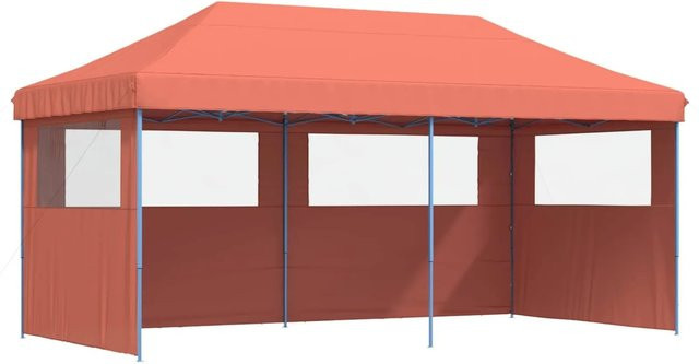 vidaXL Party-Zelt aus Oxford-Stoff und Stahl in Terrakotta, B/T/H: 580 x 292 x 315 cm - Bild 1