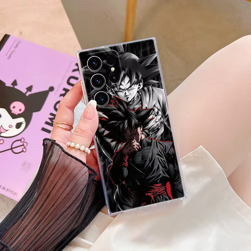 Goku Black Dragons B-Ball S26 Ultra Handyhülle für Samsung Galaxy S26 S25 S24 S23 S22 S21 S20 Plus FE 5G Coque Transparent Multicolour - Bild 2