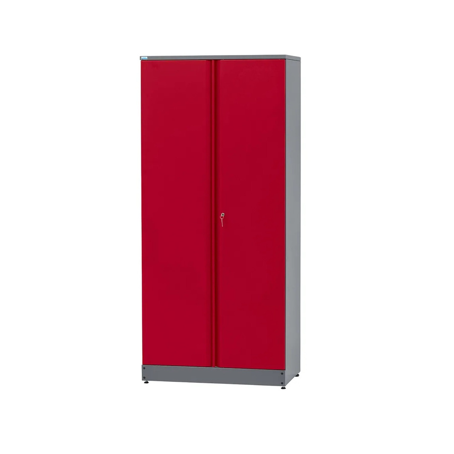 Küpper Materialschrank mit 2 Türen und 10 Schubladen, Dunkelrot, H x B x T: 204 x 91 x 45 cm - Bild 1
