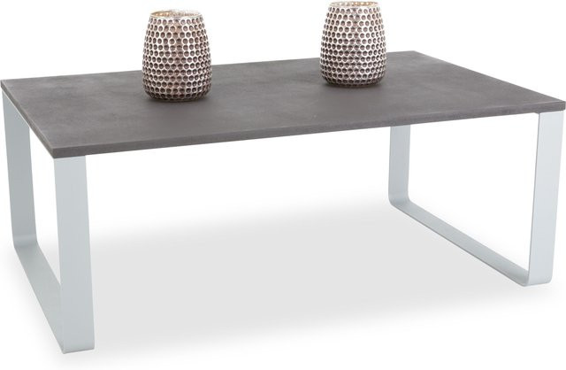 Couchtisch 7723 HASSE in Grau mit Beton-Optik, B/T/H: 110 x 70 x 40 cm - Bild 1
