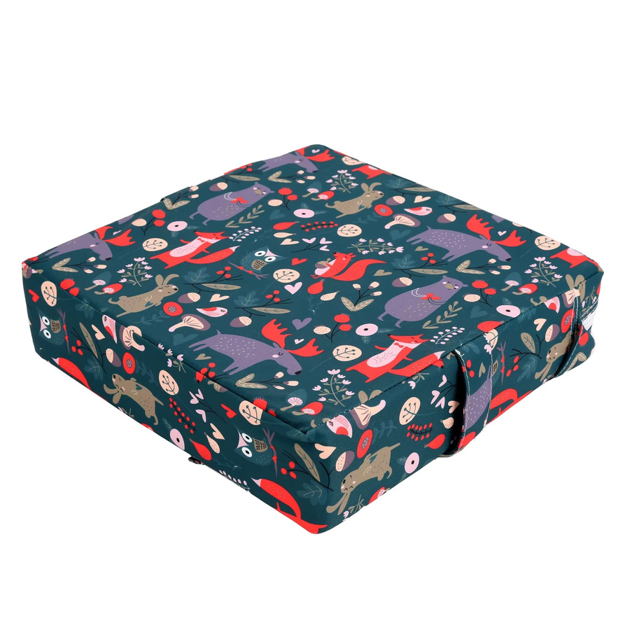 Einstellbarer Baby Booster Sitz als tragbare Kinder Erhöhung für Kinderwagen und Stühle in Multicolour - Bild 2