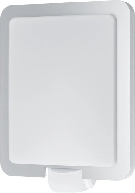 Eglo Wandleuchte Mussotto mit Bewegungsmelder aus Edelstahl und Kunststoff in Silber und Weiß (IP44) - Bild 1