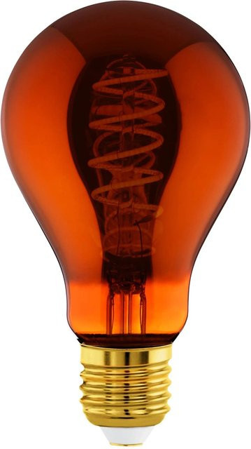 Eglo LED Leuchtmittel E27 Globeform in Kupfer mit warmweißem Licht 2000 K und 4 W - Bild 1