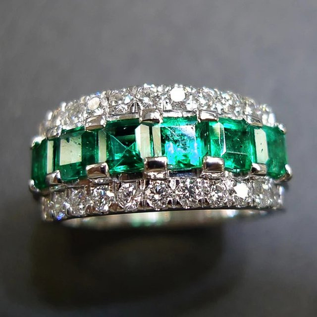 Huitan Ring, Silber, Zirkonia, Damen - Bild 1