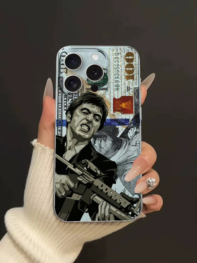 Coll-S Scarface 1983 Pacino Movie Handyhülle Transparente Weiche Schutzhülle für iPhone 17 16 15 14 13 12 11 Pro Max Mini - Bild 5