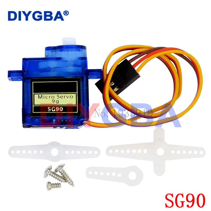 DNIGEF Servos 9g SG90 MG90S für RC Flugzeuge und Modellbau in Blau - Bild 1