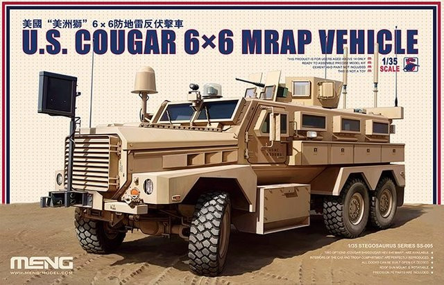 MENG Models U.S. Cougar 6x6 MRAP Vehicle, Fahrzeug - Bild 1