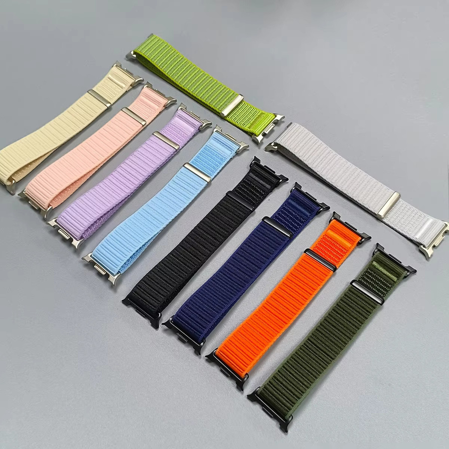 Uhrenarmband Nylon, Klettverschluss, Samsung Galaxy Watch 8 40/44 mm, 46 mm, Unisex - Bild 2