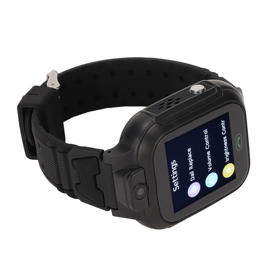 Smartwatch Kinder, GPS, Schwarz, Kunststoff, Silikon, Wasserdicht - Bild 3
