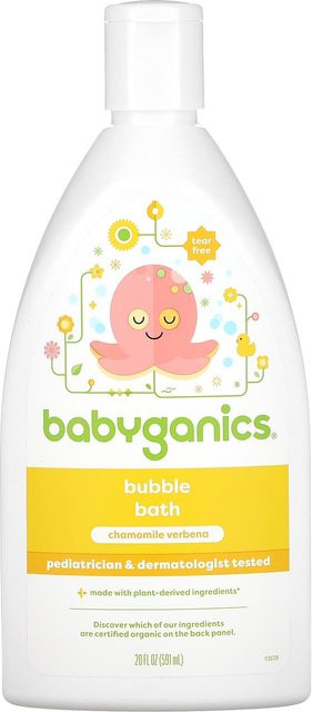 Babyganics Schaumbad Kamille Eisenkraut, 591 ml, Kinder - Bild 1