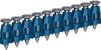 Bosch Rundkopf-Streifennägel NB-16 für Mauerwerk, verzinkter Stahl, Farbe Silber/Blau - Bild 1