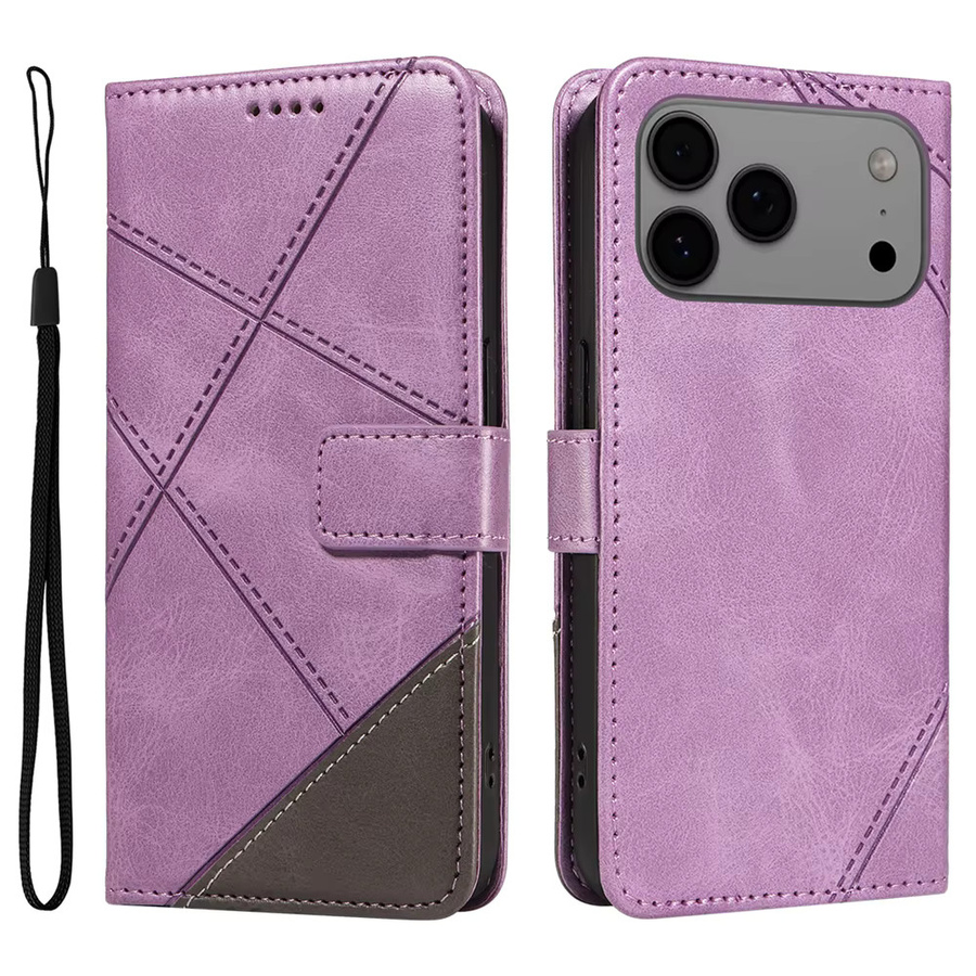 Magnetische Leder-Brieftaschenhülle für iPhone 11 bis iPhone 17 Air in Schwarz - Bild 2