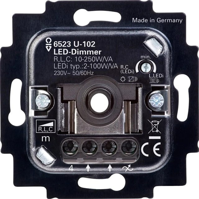 Busch-Jäger Dimmer Einsatz 6523 U-102 für LED-Dimmer - Bild 1