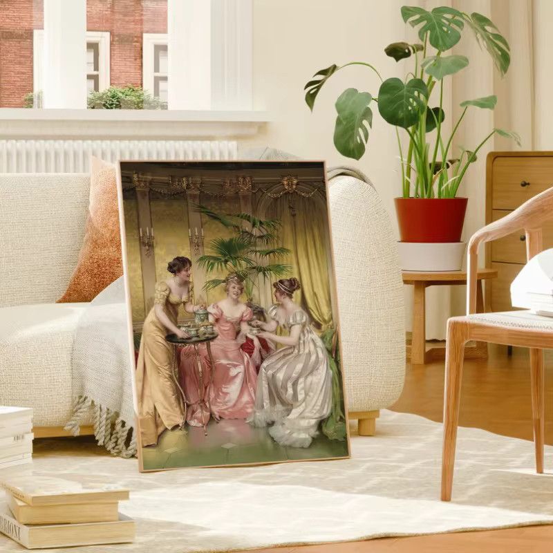 Renaissance Frauen Porträt Poster Potdemiel Vintage viktorianische Leinwand Malerei als Wandkunst für dein Wohnzimmer - Bild 2