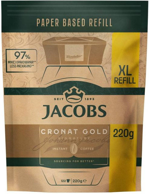 Jacobs Cronat Gold, Instantkaffee, gefriergetrocknet, 220 g - Bild 1